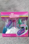 Mattel - Barbie - Mini BarbieLand - Snowmobile - машина